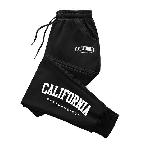 California Fashion Print Casual Jogger Pants by RiderOut
