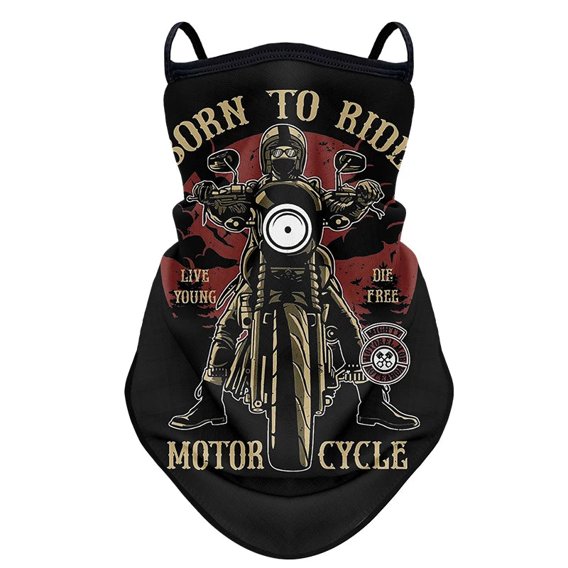 Retro Motorcycle Anti-UV Outdoor Bandana by RiderOut™