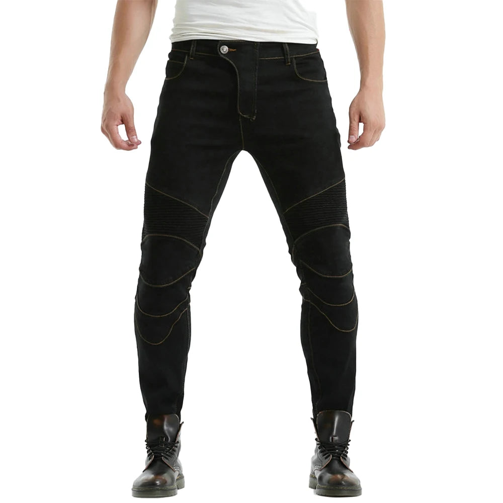 Denim Motorcycle Riding Jeans Trousers by RiderOut™