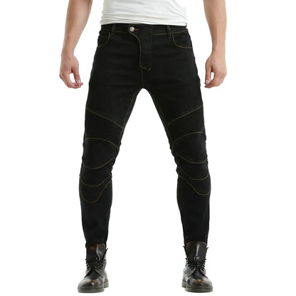 Denim Motorcycle Riding Jeans Trousers by RiderOut™