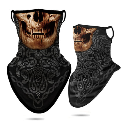 Breathable Skull Neck Gaiter Bandana by RiderOut™