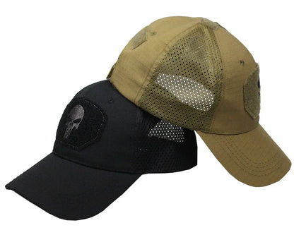 Punisher Skull Camouflage Baseball Cap by RiderOut™