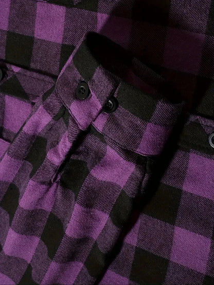 Long Sleeved Plaid Hooded by RiderOut
