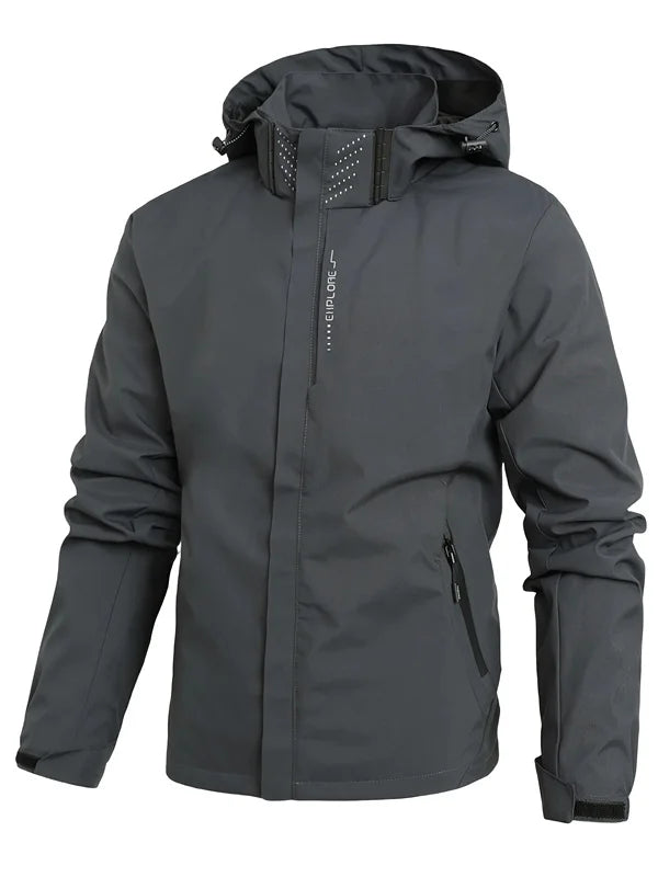 Waterproof Lightweight Outdoor Hooded Jacket by RiderOut