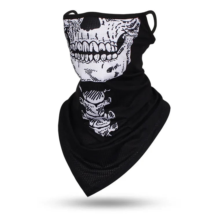 Skull Breathable Hanging-ear Bandana by RiderOut™