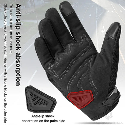 Breathable Anti-fall Touch Screen Motorbike Riding Gloves by RiderOut™