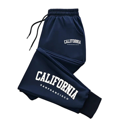 California Fashion Print Casual Jogger Pants by RiderOut