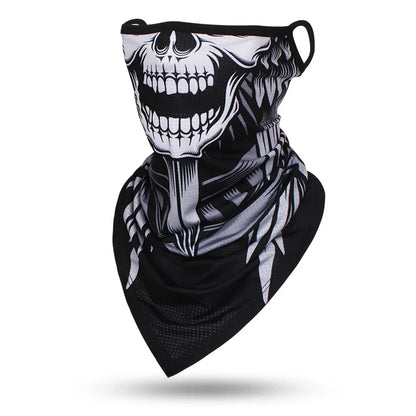 Skull Breathable Hanging-ear Bandana by RiderOut™