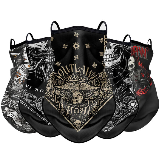 Retro Motorcycle Anti-UV Outdoor Bandana by RiderOut™