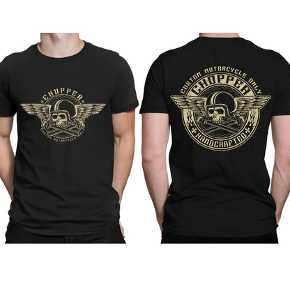 Black Essential Motorcycle Speed Junkies T-shirts by RiderOut™