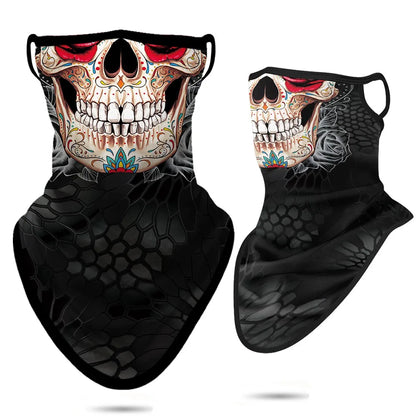 Breathable Skull Neck Gaiter Bandana by RiderOut™