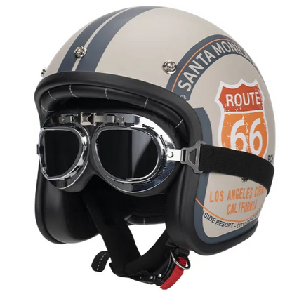 Route 66 ECE DOT Approved Motorcycle Helmet by RiderOut™