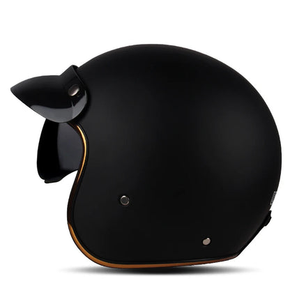DOT Certificated Retro Open Face Motorcycle Helmet by RiderOut™