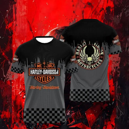 3D Print HD Motorcycle T-shirt by RiderOut™