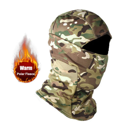 Winter Fleece Warm Camouflage Motorcycle Bandana by RiderOut™