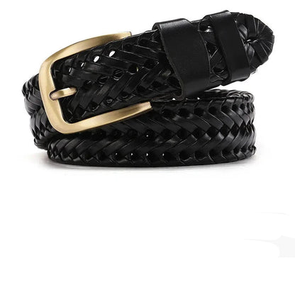 Genuine Leather Braided Vintage Belts by RiderOut