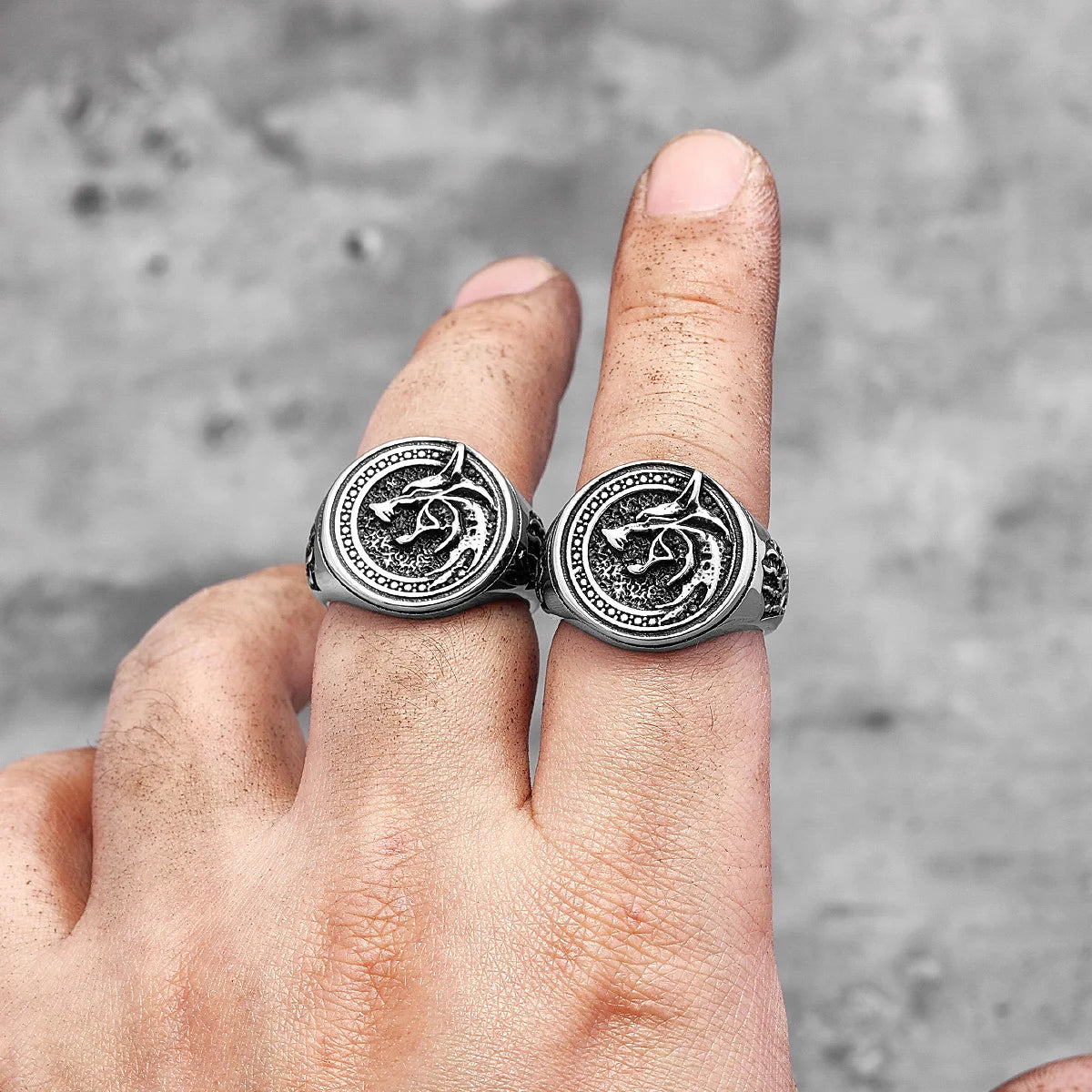 Viking Wizard Wolf Paw Ring by RiderOut™