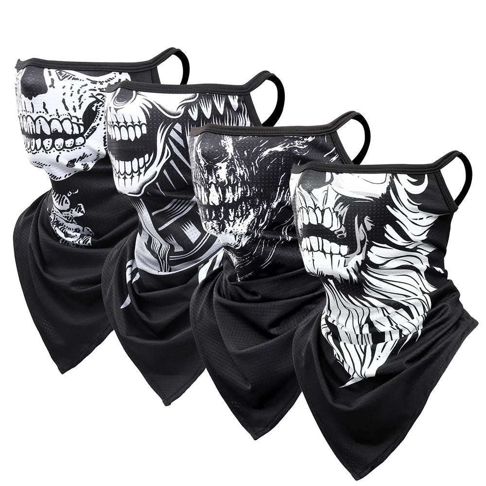 Skull Hanging Ear Bandana by RiderOut™