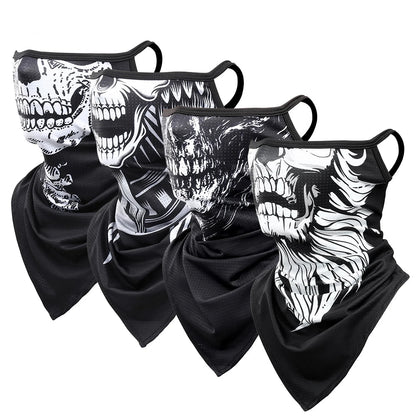 Skull Hanging Ear Bandana by RiderOut™