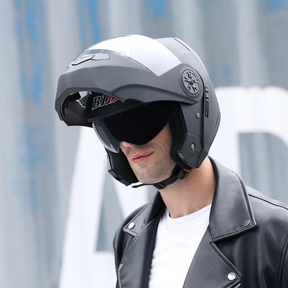 Personalised Dual Lens Flip Up Helmets by RiderOut™