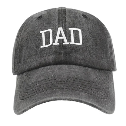 Washed Cotton DAD MOM Embroidered Baseball Cap by RiderOut™