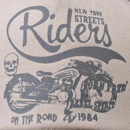 Retro Style Washed Moto Riders Baseball Cap by RiderOut