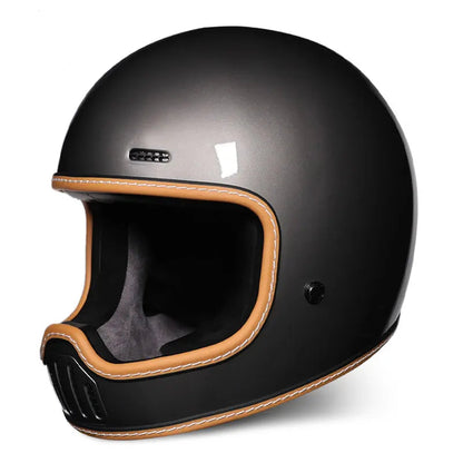 Cruiser Retro Motorcycle Helmet by RiderOut™
