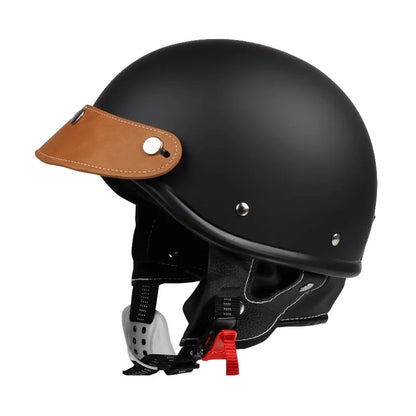 Retro Half Shell Motorcycle Helmet by RiderOut™