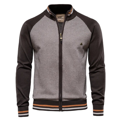 Spliced Cardigan Casual High Quality Cotton Jacket by RiderOut