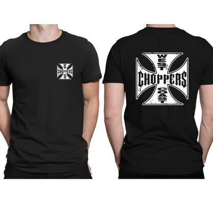 Black Essential Motorcycle Speed Junkies T-shirts by RiderOut™