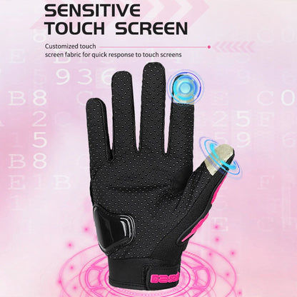 Summer Lady Pink Motorcycle Gloves by RiderOut™