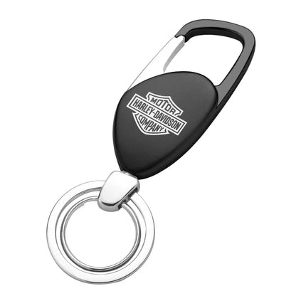 Metal Motorcycle Key Rings Keychain & Tire Valve Stem Caps for HD by RiderOut™