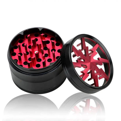 Transparent Cutter Latest Lightning-Shaped Spice Grinder by RiderOut™