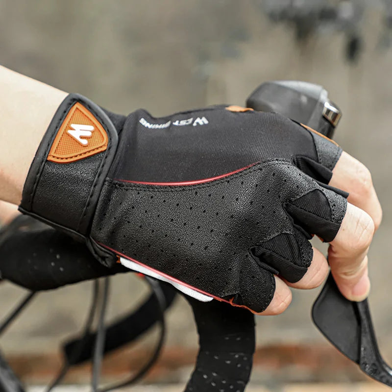 Half Finger Riding Motorcycle Gloves by RiderOut™