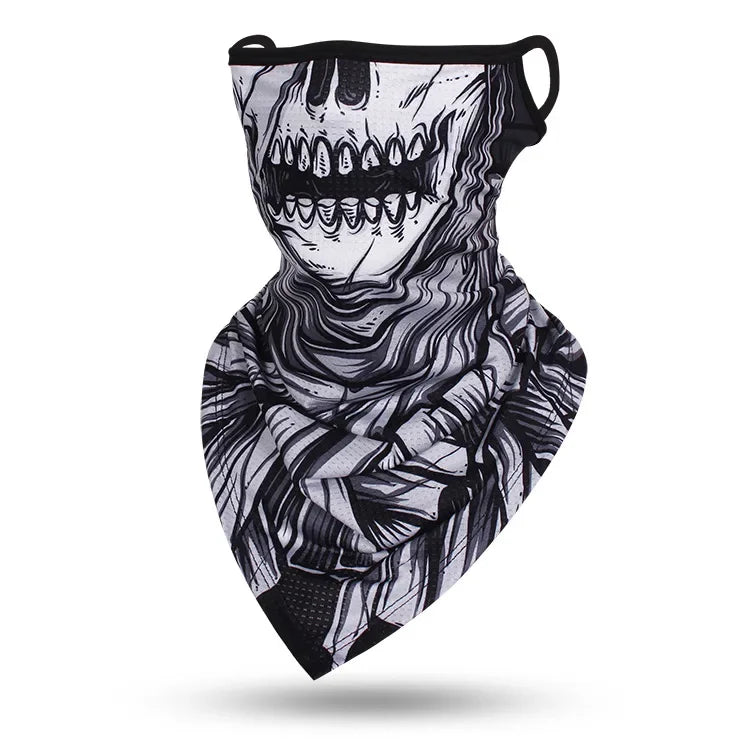Skull Breathable Hanging-ear Bandana by RiderOut™