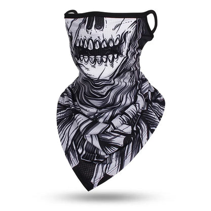 Skull Breathable Hanging-ear Bandana by RiderOut™