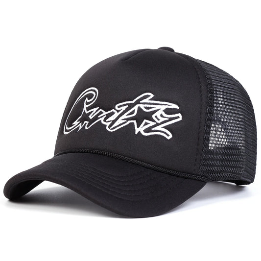 CRTZ Pentagram Embroidery Baseball Net Caps by RiderOut™