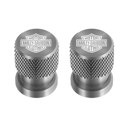 Metal Motorcycle Key Rings Keychain & Tire Valve Stem Caps for HD by RiderOut™