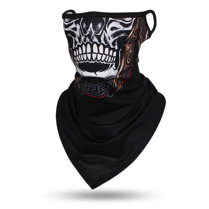 Skull Breathable Hanging-ear Bandana by RiderOut™