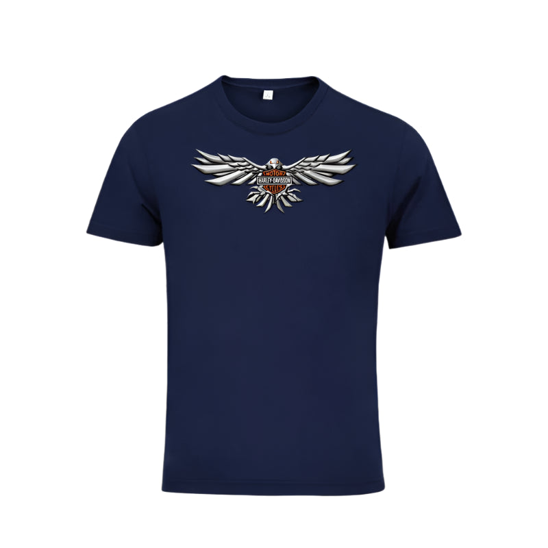 Motorcycle HD Logo Retro T-shirt by RiderOut™