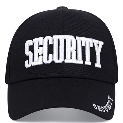 SECURITY Letter Embroidery Baseball Cap by RiderOut™