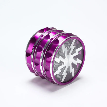2.5inch Hand Crank Aluminium Grinder with Clear Top by RiderOut™