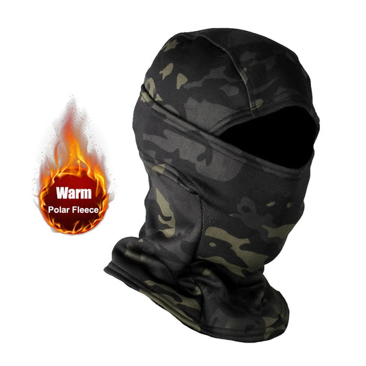 Winter Fleece Warm Camouflage Motorcycle Bandana by RiderOut™