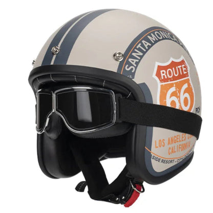 Route 66 ECE DOT Approved Motorcycle Helmet by RiderOut™