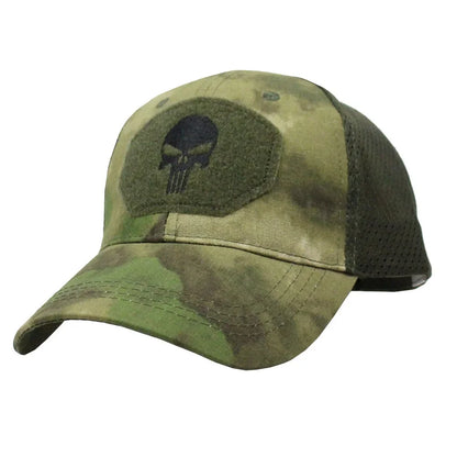 Punisher Skull Camouflage Baseball Cap by RiderOut™