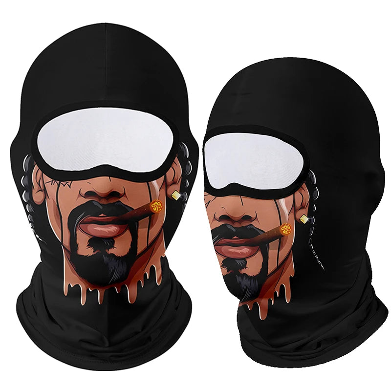 Moto Clown Ghost Skull Mask Breathable Bandana by RiderOut