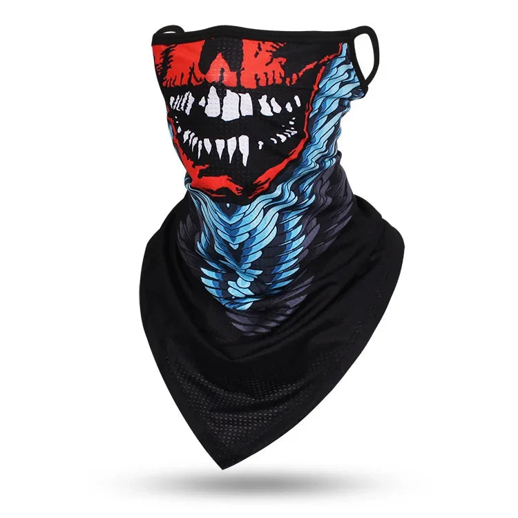 Skull Breathable Hanging-ear Bandana by RiderOut™