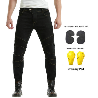 Denim Motorcycle Riding Jeans Trousers by RiderOut™