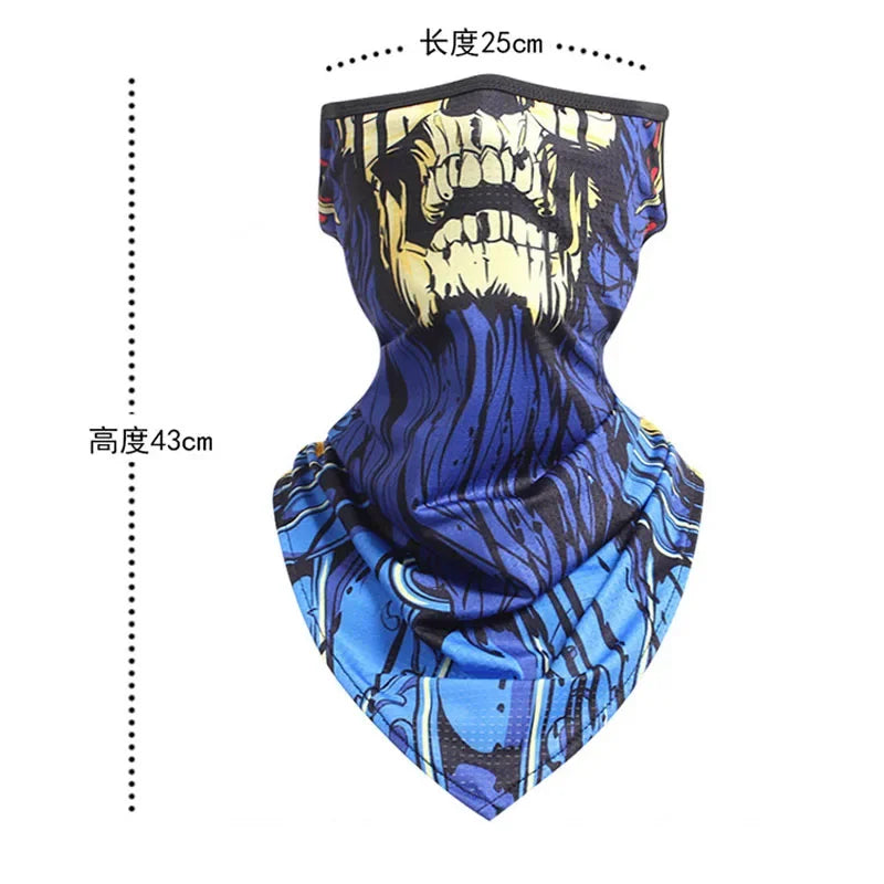 Skull Breathable Hanging-ear Bandana by RiderOut™