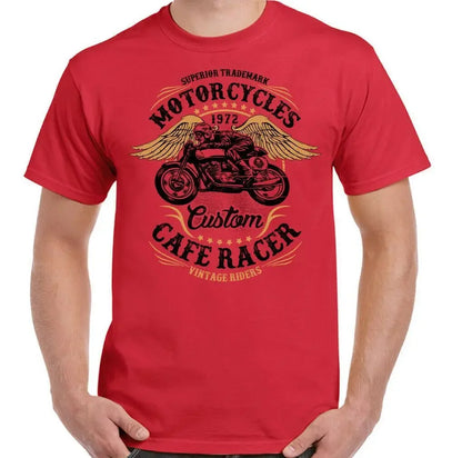 Oldschool CAFERACER Motorcycle T-shirt by RiderOut™